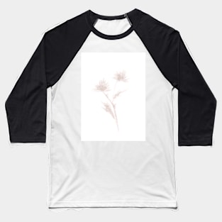 Flowers, plant, nature. Watercolor, art decoration, sketch. Illustration hand drawn modern painting Baseball T-Shirt